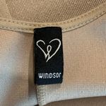 Windsor Nude Glittery Low Back Body Con Dress Long Sleeves Sz Small Photo 5