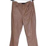 joe's jeans NWT JOE'S THE HONOR HIGH RISE VINTAGE STRAIGHT ANKLE JEANS  VEGAN LEATHER Photo 9