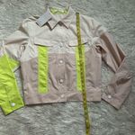 MARISSA WILSON Women’s Melanie Colorblock in Cream and Green Jacket Size S Photo 13