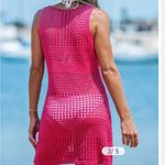 Cupshe  Hot Pink Sleeveless Knit Cover Up Mini Dress Size S Photo 1
