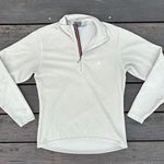 Eastern Mountain Sports Beige EMS Quarter Zip Fleece w/ Embroidered Logo Photo 0