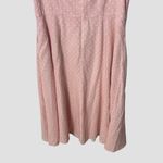 Gal Meets Glam Julia Dress Pink Polka Dot Off Shoulder Midi Size 14 Linen Blend Photo 11