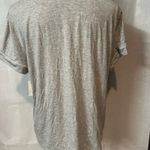 Loft  Gray Short Sleeve Pajama Top Photo 2
