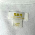 NWT Maeve By Anthropologie Women’s Oversized Muscle Sweater Vest Ivory Size L Size L Photo 7