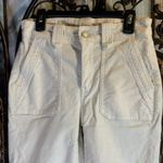 American Eagle AEO Cream Flare Stretchy Corduroy Pants Size 0 Photo 1