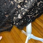 Adrianna Papell Black Tan Off-Shoulder Flutter Sleeve Mini Dress Photo 8