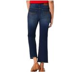 Frye & Co flared raw hem trendy hippy multi button fly jeans Photo 1