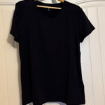 Amazon Essentials XL T Shirt Black Short Sleeve Crew Neck Casual Basic Solid Photo 0