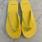 Tory Burch New Mini Minnie Flip Flop - Firefly Yellow Size 6 Photo 2