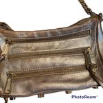 Rebecca Minkoff Five-Zip Mini Metallic Crossbody Bag Photo 6