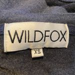 Wildfox  Blue w/Glitter Novelty Star Print Size XS Sweatshirt. Photo 3