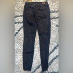 Judy Blue Just blue  Black Distressed Skinny Jeans Women 7/28 euc Photo 2