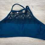 Xhilaration  Halter Swimsuit Top Blue Large Photo 0