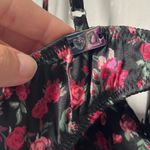 For Love & Lemons Melrose bustier black and pink floral top size small Photo 6
