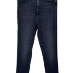 Denim Forum The Lola High Rise Skinny Crop Black Faded Wash Jeans Size 26 Photo 1