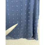 Blooming Jelly  Women's Blouse Short Sleeve Solid Navy Blue Size XXL Trapeze Photo 11