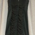 White House | Black Market Size 6 has a cross neck dress with body con material Photo 3