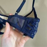 Victoria's Secret ✨ Victoria’s Secret Dream Angel Push Up Bra Blue Lace 32B Photo 3