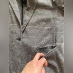 Old Navy  XL Classic Glen Plaid Blazer for Women Black & White, EUC Photo 4