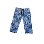 Disney Women's  Pajama Pants XL Blue Pink Photo 1