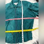 Lavon Vintage Teal Bomber Jacket Size M Photo 2