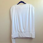 Inc international NWT I.N.C. International Concepts white Women's Ruched Side-Tie Top Size XXL Photo 2