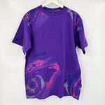 G-Star RAW Printed Boxy Eye Graphic Tee NWT Dark Violet Eye Dye XS Photo 1