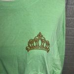 Disney Spirit Jersey Rare Light Green Tiana Glitter Crown Spirit Jersey Size XL Photo 1
