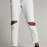 One Teaspoon Light Blue Saints High-Rise Boyfriend Denim Jeans Size 25 US Photo 0