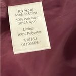 Coldwater Creek  Red Multicolor Lined Blazer Size Medium Photo 6