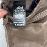 Wilfred Brown faux Leather Straight Leg Pants 8 chocolate mocha fall winter Photo 9