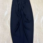 Silk Cocktail Dress Blue Size 4 Photo 0