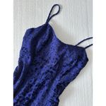 Vintage Roberta Dress Women Small Purple Velvet Burnout Cocktail Party Goth Size undefined Photo 1