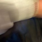 st. john's bay NWT  Black Swim Trunks with White Stripes / DG55 Photo 2