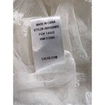 Lulus BOGOF Sweet Honey White Lace Sheer Kimono Top SMALL Shrug Duster Coverup Photo 8