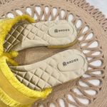 Birdies  The Ani Marigold Yellow Fringe Suede Mule Slides Size 10.5 Photo 4