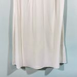 Joie  Women White V-neck Spaghetti Strap 100% Silk Slip Dress Photo 2