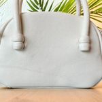 Anthropologie  White Mini Top Handle Crossbody Bag – Gold Hardware Photo 8