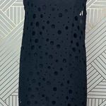Liviana Conti Black‎ Circle Cutout Sleeveless Tank Dress Size 40 / US 6 Black Photo 0