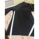 Hutch Anthropologie  black jersey knit wide-leg V-neck smocked jumpsuit, size M Photo 13