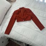 NBD  cropped Bennett copper burnt orange blazer Jacket S  Photo 2