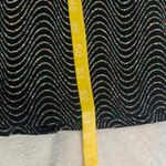 Dress Barn size 4 small y2k Black Silver Wavy Patterned Fabric lbd metallic 90s Photo 6