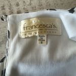 FRANCESCA’S Collections WHITE CHECK DRESS Size S Black Photo 4