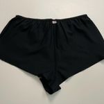 Victoria's Secret Vintage  Nighty Set Cami Tank Shorts Satin Lace Trim Black Y2K Photo 9