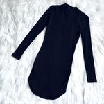 Forever 21 Black High Neck Body-Con Ribbed Knit Dress Photo 3
