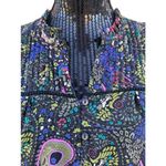 Anthropologie Dolan Odessa Paisley Pintuck Blouse Large Photo 2