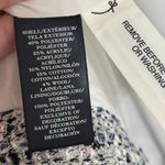 Ann Taylor NWT  Grid Fringe Tweed Open Jacket - Size 12 Photo 7