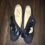 Anthropologie Anthro KMB 38 pinup girl vintage inspired ruffle strap pumps Photo 0