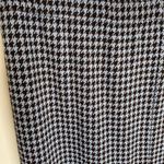 Nina Leonard Lennie For  Houndstooth Skirt Fringe Trim Sz Large Photo 2