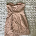 H:ours Revolve  Metallic Mona Strapless Mini Dress Photo 8
